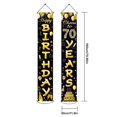 thumbnail image 2 of Birthday Couplet Door Hanging Banner Home Party Background Decoration Sign  70 Years Old, 2 of 9