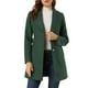 thumbnail image 1 of Abrigo De Invierno Midi Con Cinturón Y Un Solo Pecho Para Mujer Verde M, 1 of 6