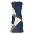 thumbnail image 4 of sovlvnd Womens Summer Dresses Geometric Printed Elegant Camisole Round Neck Dress Womens Tank Dresses Casual Summer Plus Size Summer Dresses, 4 of 5