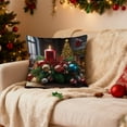 thumbnail image 2 of Christmas Pillow Covers 17.7In Zipper Soft Fabric Accent, 2 of 6