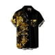 thumbnail image 1 of Camisas s Para Hombre Manga Larga Camisa de manga corta con estampado digital 3d de ocio de tendencia de moda de playa de turismo de vacaciones de verano para hombres (Black, XS), 1 of 7