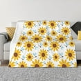 thumbnail image 1 of Balery Sunflowers Manta de Franela con Dibujo, Lujo Ultra Suave y Cálido, Antipelusa y Resistente a las Arrugas para Cama, Sofá, Camping -40"x30", 1 of 6