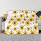 thumbnail image 1 of Fotbe Sunflowers Manta de Franela con Estampado, Manta Ultrasuave para Cama, Sofá, Auto, Hipoalergénica y Antibolitas-60"x50", 1 of 6