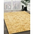 thumbnail image 2 of Ahgly Company Indoor Square Abstract Chrome Gold Yellow Oriental Area Rugs, 5' Square, 2 of 6