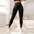 thumbnail image 6 of Womens High Waisted Butt Lifting Seamless Resistance Band Leggings,Built-in Bands for Yoga Gym Sculpting Leggings Black 5XL, 6 of 6