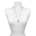 thumbnail image 3 of Delight Jewelry Silvertone Red Ribbon Silvertone Best Friends Forever Bar Charm Necklace, 23", 3 of 4