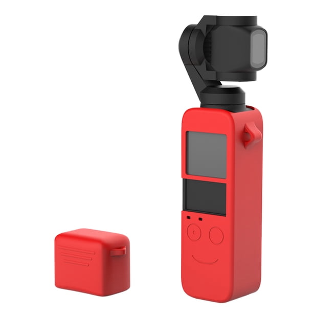 Reemplazo para DJI Osmo Pocket Carcasa de cámara de cardán de mano Cubierta protectora de tapa de lente de silicona Methold EL0703-03B