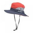 thumbnail image 1 of Chapeau d'Été pour Filles, Queue de Cheval, Mode, Grand Bord, Protection UV, Bob (Violet et Gris), 1 of 4