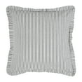 thumbnail image 2 of VHC Brands, Sawyer Mill Ticking Stripe Euro Sham, Black, 26x26, 2 of 5