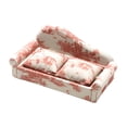 thumbnail image 2 of Caja joyero con forma de sofá, decoración para el hogar, sofá miniatura abatible para vitrina Rojo claro, 2 of 9