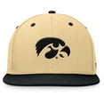 thumbnail image 2 of Men's Fanatics Khaki/Black Iowa Hawkeyes Balance Fitted Hat, 2 of 4