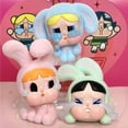 thumbnail image 4 of Figura de PVC de la misteriosa caja sorpresa de Blossom Bubbles Buttercup de Pop Mart Crybaby X Powerpuff Girls, 4 of 5