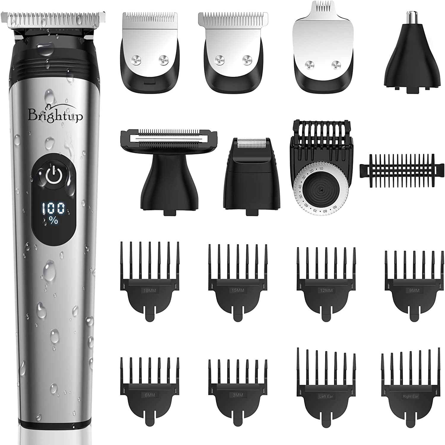 Mens Hair Clipper, 22In1 Grooming Kit with Hair Trimmer, Beard