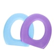 thumbnail image 2 of 2pcs Eva Toilet Seat Warmer: Bathroom Toilet Seat Cover Water-Proof Heated Toilet Seat Soft Toilet Seat Heated Toilet Seat Cover Washable Toilet Pad Toilet Accessory, 2 of 8