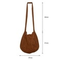 thumbnail image 5 of fankhu Fashion Knitted Shoulder Bags for Women Large Capacity Crossbody Bags Ladies Weave Universal Messenger Purse Handbag, 5 of 8