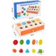 thumbnail image 3 of Educación temprana: caja de monedas para bebés, bloques de colores y formas que combinan, juguetes educativos para bebés, 3 of 6
