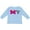 AE-Light Blue, variant on Inktastic 2nd Birthday I'm Two Girls Butterfly Girls Long Sleeve Toddler T-Shirt