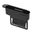 thumbnail image 3 of Organizador genérico para rellenar huecos de asientos, caja de almacenamiento retráctil para accesorios de automoción, para teléfonos y botellas. Negro, 3 of 8