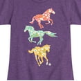 thumbnail image 3 of Case IH - Patterned Filled Horses - Youth Girl Short Sleeve T-Shirt, 3 of 5