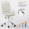 thumbnail image 2 of Homycasa Teen Fabric Task Chair-Beige, 2 of 2