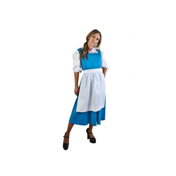 Disney Princess Blue Belle Women's Halloween Fancy-Dress Costume for Adult, Standard Disney Princess Blue Belle Women's Halloween Fancy-Dress Costume for Adult, Standard