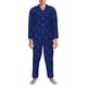 thumbnail image 3 of Balery Navy Blue Pijama para Hombre de Dos Piezas con Manga Larga, Conjunto de Dormir y Descanso Suave con Bolsillos-Large, 3 of 7
