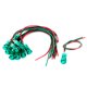 thumbnail image 1 of 10 Piezas Luz Indicadora Piloto Verde de Señal de 110V/220V con 2 Cables, 1 of 1