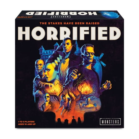 Horrified: Universal Monsters Strategy Board Game, 1-5 Players, Ages (Best Strategy Games For Ipad Like Age Of Empires)