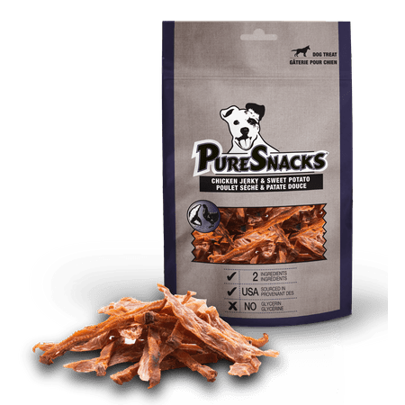 PureSnacks Chicken Jerky & Sweet Potato Freeze Dried Dog Treats, 22.5 (Best Way To Freeze Sweet Potatoes)