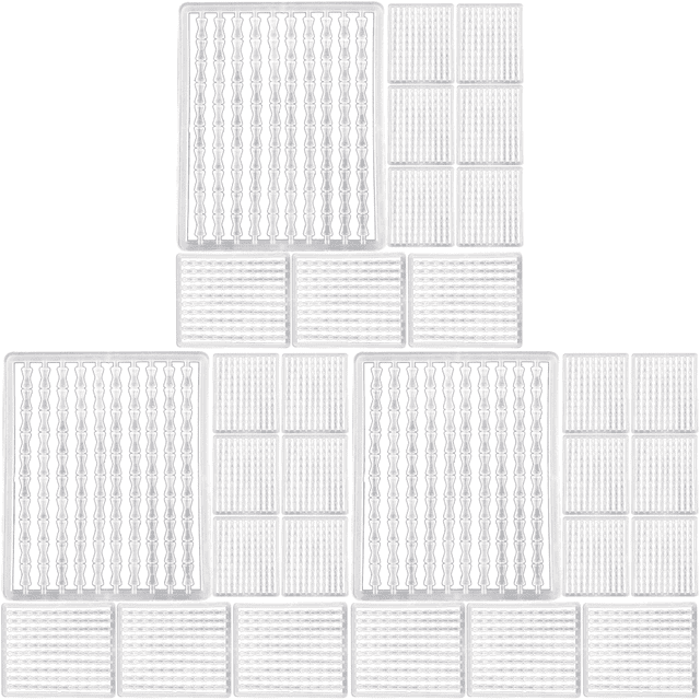 Juego Pesca Europeo 10 Piezas Varilla Tapón Plástico Color Transparente Tipo Pastilla Tapón Cebo Varilla Juego Pesca Carpa Europea (blanco)