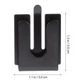 thumbnail image 4 of 4 PCS Mobile Radio Holder Iron Handheld Radio Ham Radio Mount Holder Clip, 4 of 8
