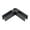 Matte Black Finish, variant on simhoa Adjustable Glass to Glass Clamp 90 to 180 Degree for Balustrade Balcony Deck Matte Black Finish