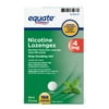 Equate Nicotine Polacrilex Lozenges, 4 mg, Mint Flavor, 168 Count