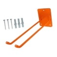 thumbnail image 4 of Gancho de garaje para montaje en pared, fácil instalación, colgador de almacenamiento, organizador de herramientas para trapeadores, escaleras, colgador de herramientas de jardín, Naranja, 4 of 8
