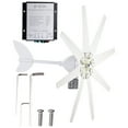 thumbnail image 3 of Compact 24V Home Wind Turbine Kit | IP66 Waterproof w/ Controller for RV, Boat, Street Light Power, 3 of 9