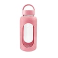 thumbnail image 2 of cilindro de vidrio con manga de silicón/Capacidad de 800ml rosa 8.8 x 23, 2 of 2
