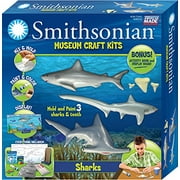 Smithsonian Sharks Perfect Cast Museum Cast Paint Display and Learn Craft Kit