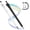Finger Stylus, variant on MEKO 2-in-1 Stylus Pen for Touchscreen, Magnetic Body with Hidden Disc Tip, Universal Stylus for iPhone iPad Android Tablets Chromebook, Compatible with All Touch Screens, 2 Pack Black White