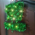 thumbnail image 4 of LED St. Patrick's Day Wreath, Light Up Hat Door Decor, Battery Operated Irish Party Decoration Indoor Outdoor(Green), 4 of 6