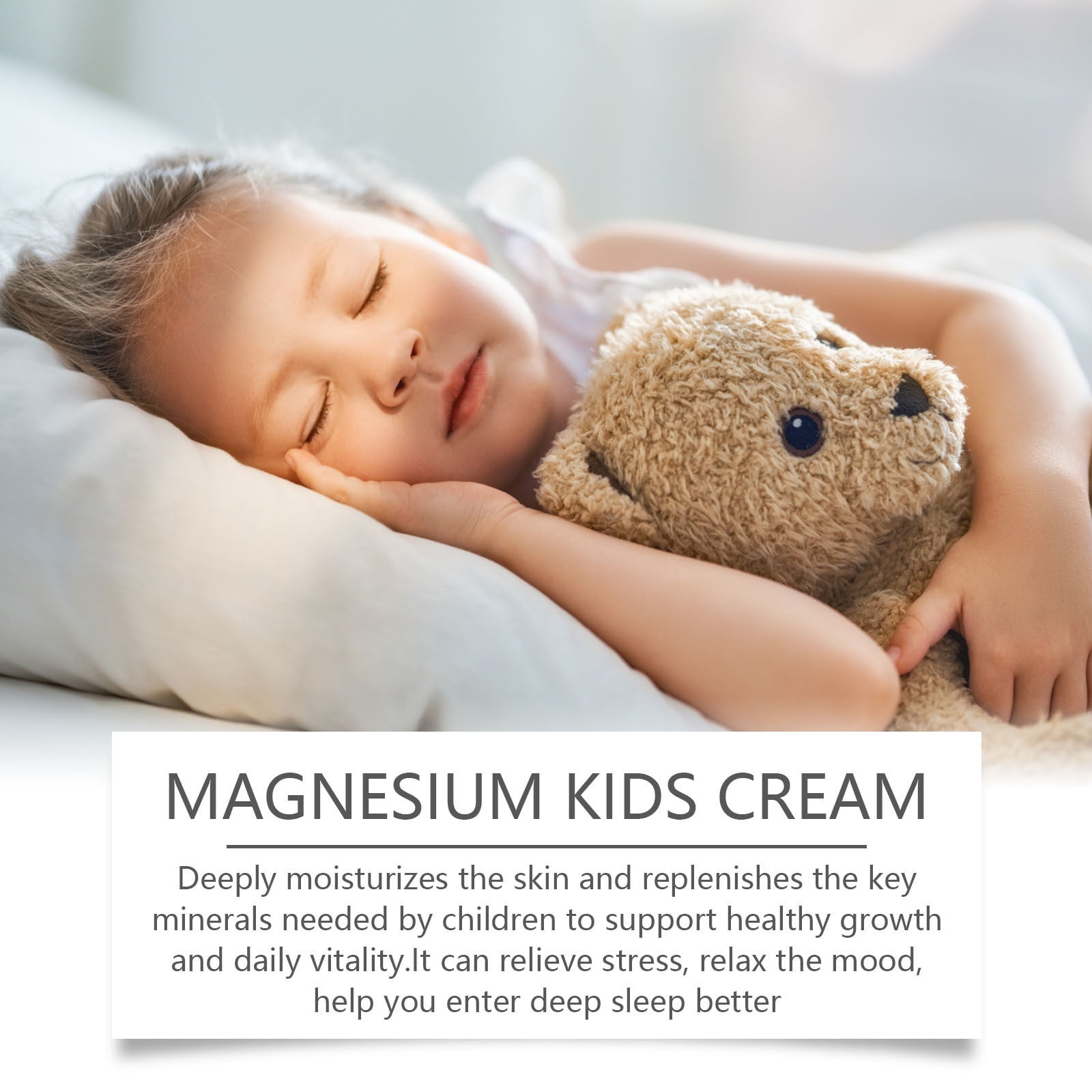 Kids Magnesium Lotion, Baby Magnesium Sleep Lotion, Calming Magnesium Cream for Muscle Relaxation