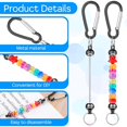 thumbnail image 4 of 30Pcs Beadable Keychain Bars Sliver Bulk Blank Beadable Keychains Cute Metal Keychains Bar DIY Keychain Supplies A, 4 of 6
