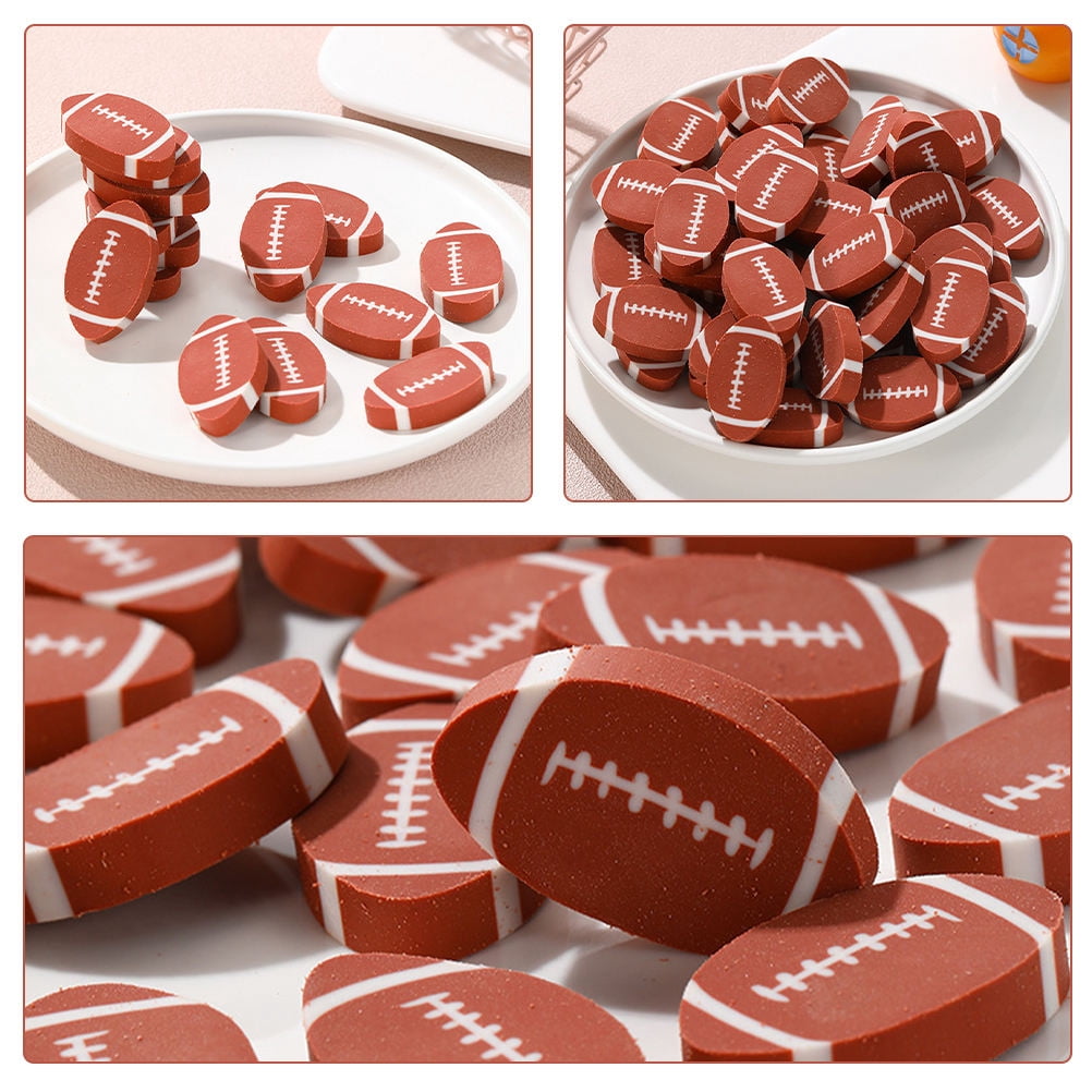 Worgeous 200 pcs  Creative Erasers Multi-function Erasers Delicate Pencil Erasers Writing Accessory