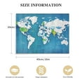 thumbnail image 2 of ONETECH World Map Pictures Canvas Wall Art for Living Room Bedroom or Bathroom Wall Decor,Wall Map Wall Art Print Paitnings for Home Decor,World Map Waterproof&nbsp;Stretched Ready to Hang, 2 of 5