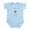 Sky Blue, variant on CafePress - Aspen Colorado Ski Body Suit - Baby Light Bodysuit, Size Newborn - 24 Months