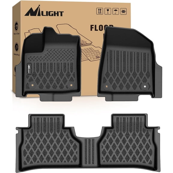 Nilight TPE Floor Mats for Nissan Murano 2025 2026 All Weather Custom Fit Heavy Duty Floor Liners