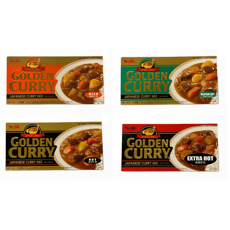 Golden Curry Mix Medium Hot 220g; 3 Packs 