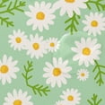 thumbnail image 5 of FREEAMG Beautiful Flowers Shower Curtain Waterproof Fabric Shower Curtains for Bathroom Decoration Curtain with 12 Hooks 60x72 Inch, 5 of 6