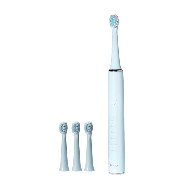 USB Charging Toothbrush, Toothbrush With 4 Brush Heads, Smart 5 Modes Timer Toothbrush IPX7 Water Proof
