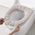 thumbnail image 2 of Soft And Warm Washable Toilet Seat Pack Of 3, 2 of 5