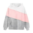 thumbnail image 4 of ATOGUTA Sweatshirt Girls with Pockets Pullover Top Hoodie Kids Fall Winter Sweatshirts Size 3T-14, Pink, 4 of 5